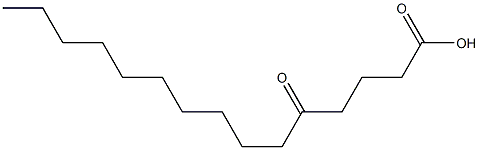 5-オキソペンタデカン酸 化学構造式