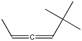 (S)-5,5-Dimethyl-2,3-hexadiene Structure