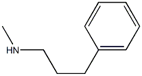 N-Methyl-3-phenylpropane-1-amine Struktur