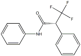 [R,(-)]-3,3,3-Trifluoro-2,N-diphenylpropionamide Structure