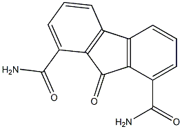 9-Oxo-9H-fluorene-1,8-dicarboxamide,,结构式