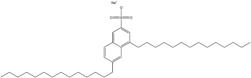 4,6-Ditetradecyl-2-naphthalenesulfonic acid sodium salt