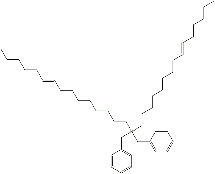 Di(9-pentadecenyl)dibenzylaminium Structure