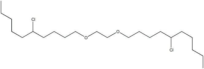 1,1'-[1,2-Ethanediylbis(oxy)]bis(5-chlorodecane),,结构式