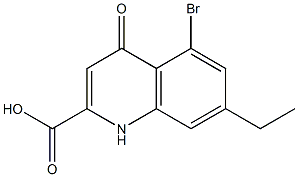  5-Bromo-7-ethyl-1,4-dihydro-4-oxoquinoline-2-carboxylic acid