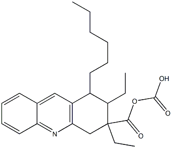 1,2,3,4-Tetrahydro-1-hexylacridine-3,3-dicarboxylic acid diethyl ester