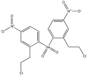 (2-Chloroethyl)4-nitrophenyl selenone,,结构式