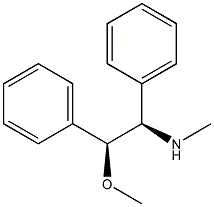(1R,2S)-1,2-ジフェニル-N-メチル-2-メトキシエタン-1-アミン 化学構造式