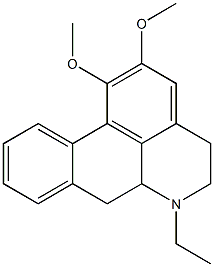 1,2-Dimethoxy-6-ethyl-5,6,6a,7-tetrahydro-4H-dibenzo[de,g]quinoline