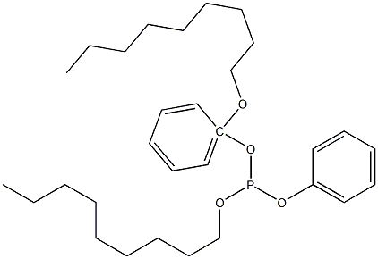 亜りん酸1-(ノニルオキシ)ノニルジフェニル 化学構造式