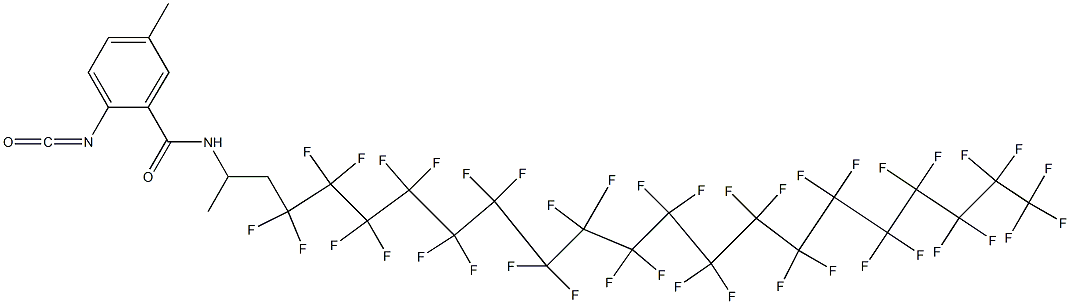 2-Isocyanato-5-methyl-N-[2-(nonatriacontafluorononadecyl)-1-methylethyl]benzamide