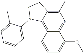 1-(2-Methylphenyl)-4-methyl-6-methoxy-2,3-dihydro-1H-pyrrolo[3,2-c]quinoline