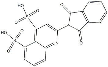 2-(1,3-Dioxoindan-2-yl)quinoline-4,5-disulfonic acid