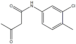 3'-Chloro-4'-methylacetoacetanilide,,结构式