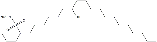 11-Hydroxytricosane-4-sulfonic acid sodium salt