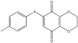 2,3-Dihydro-6-(4-methylphenylthio)-1,4-benzodioxin-5,8-dione