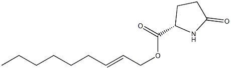 (S)-5-Oxopyrrolidine-2-carboxylic acid 2-nonenyl ester Structure