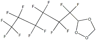 3-(Tridecafluorohexyl)-1,2,4-trioxolane Structure