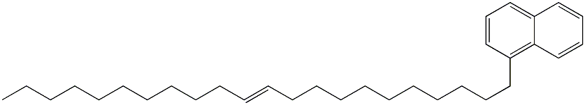 1-(11-ドコセニル)ナフタレン 化学構造式