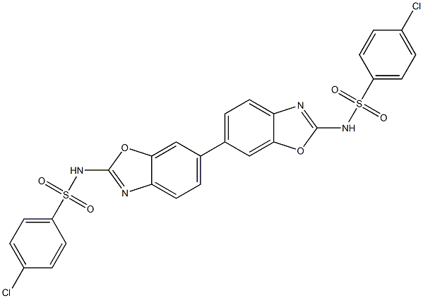 2,2'-Bis(4-chlorophenylsulfonylamino)-6,6'-bibenzoxazole