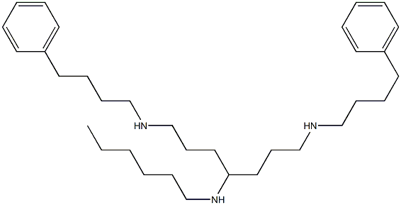 N,N''-Bis(4-phenylbutyl)-N'-hexylheptane-1,4,7-triamine|