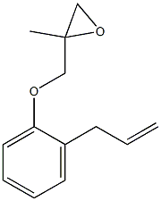 2-(2-Propenyl)phenyl 2-methylglycidyl ether 结构式