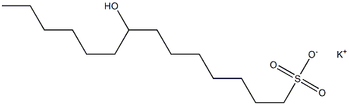 8-Hydroxytetradecane-1-sulfonic acid potassium salt