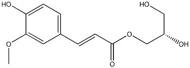 3-(4-Hydroxy-3-methoxyphenyl)propenoic acid (2S)-2,3-dihydroxypropyl ester