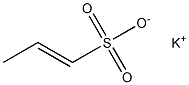 1-Propene-1-sulfonic acid potassium salt Structure