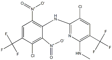 3-Chloro-6-methylamino-5-trifluoromethyl-N-(3-chloro-4-trifluoromethyl-2,6-dinitrophenyl)pyridin-2-amine