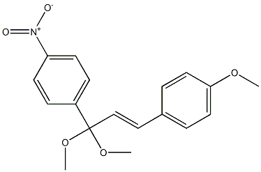  1,1-Dimethoxy-1-(4-nitrophenyl)-3-(4-methoxyphenyl)-2-propene