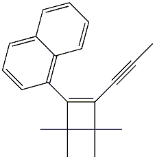 1-[2-(1-Propynyl)-3,3,4,4-tetramethyl-1-cyclobutenyl]naphthalene