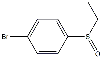 Ethyl 4-bromophenyl sulfoxide Structure