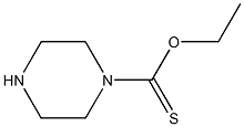 Piperazine-1-thiocarboxylic acid O-ethyl ester,,结构式