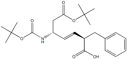 (2R,3E,5R)-2-Benzyl-5-(tert-butoxycarbonylamino)-3-heptenedioic acid 7-tert-butyl ester