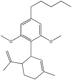 2-[3-Methyl-6-(1-methylethenyl)-2-cyclohexenyl]-1,3-dimethoxy-5-pentylbenzene