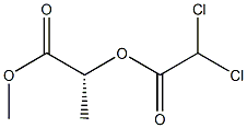 [R,(+)]-2-[(Dichloroacetyl)oxy]propionic acid methyl ester Struktur