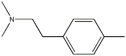 2-(4-Methylphenyl)-N,N-dimethylethanamine,,结构式