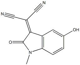 [(2,3-Dihydro-5-hydroxy-1-methyl-2-oxo-1H-indol)-3-ylidene]malononitrile