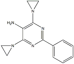  4,6-Bis(1-aziridinyl)-2-phenyl-5-pyrimidinamine