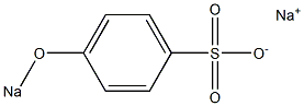 4-(Sodiooxy)benzenesulfonic acid sodium salt Structure