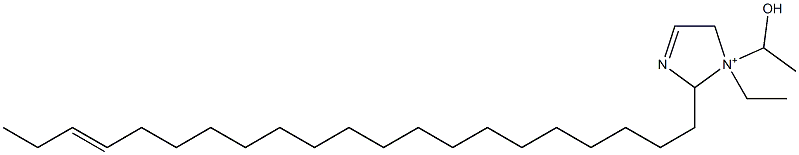 1-エチル-2-(18-ヘニコセニル)-1-(1-ヒドロキシエチル)-3-イミダゾリン-1-イウム 化学構造式
