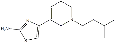 2-Amino-4-[(1-isopentyl-1,2,5,6-tetrahydropyridin)-3-yl]thiazole