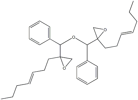 2-(3-ヘプテニル)フェニルグリシジルエーテル 化学構造式