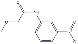 2-Methoxy-3'-nitroacetanilide Struktur