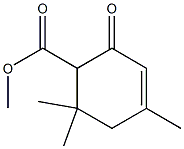 3,5,5-Trimethyl-1-oxo-2-cyclohexene-6-carboxylic acid methyl ester|