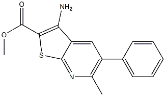 3-Amino-5-phenyl-6-methylthieno[2,3-b]pyridine-2-carboxylic acid methyl ester