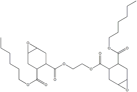 Bis[2-(hexyloxycarbonyl)-4,5-epoxy-1-cyclohexanecarboxylic acid]ethylene ester|