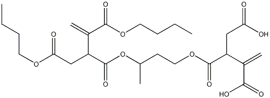 3,3'-[1-Methyl-1,3-propanediylbis(oxycarbonyl)]bis(1-butene-2,4-dicarboxylic acid dibutyl) ester