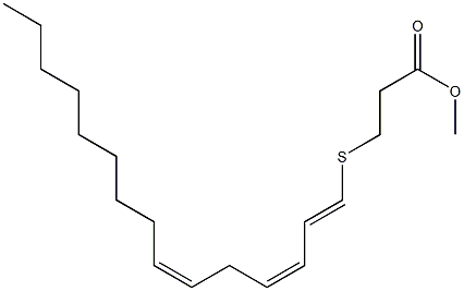 3-[[(1E,3Z,6Z)-1,3,6-Pentadecatrien]-1-ylthio]propionic acid methyl ester